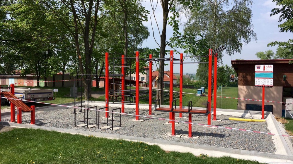 Street workoutové hřiště Obec Teplá